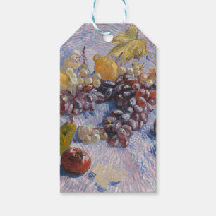 Van Gogh Stillleben mit Trauben und Äpfeln Kunstpr Geschenkanhänger