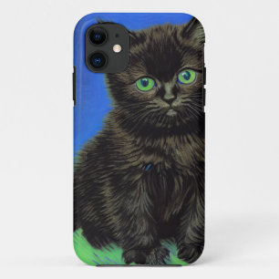 Van Gogh Style Black Kitten Case-Mate iPhone Hülle