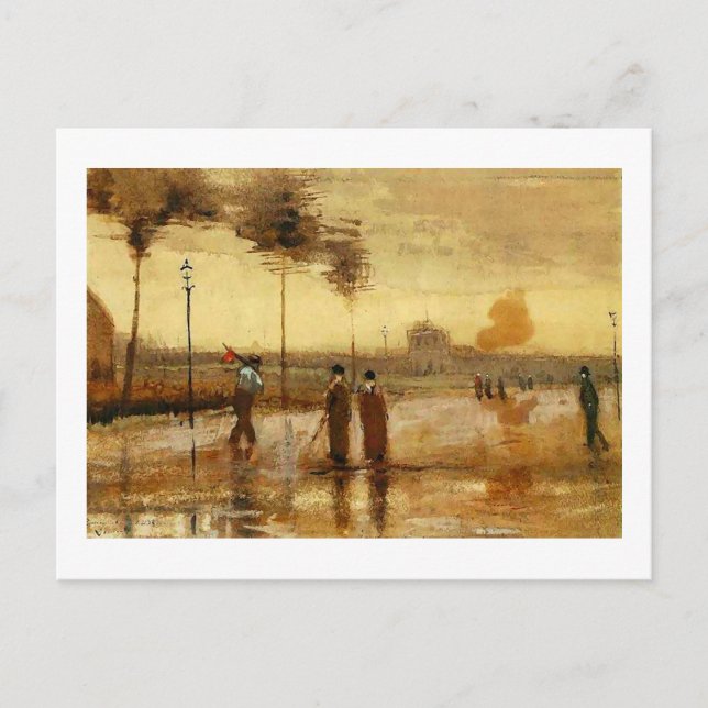 Van Gogh Sunday in Eindhoven Fine Art Postkarte (Vorderseite)