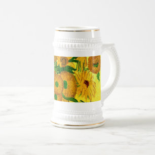Van Gogh Sunflowers Bierglas