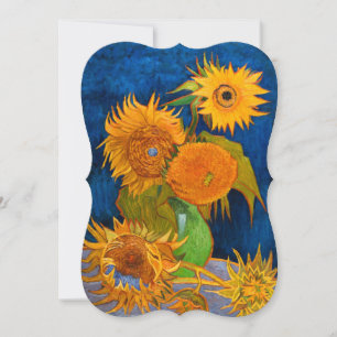 Van Gogh Sunflowers Card
