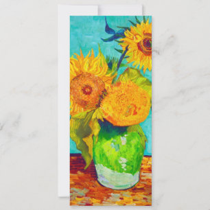 Van Gogh Sunflowers Einladung
