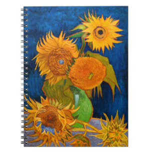 Van Gogh Sunflowers Notizblock