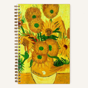 Van Gogh Sunflowers Notizbuch