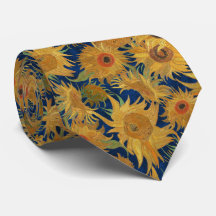 Van Gogh Sunflowers ondigo orange sage ochre