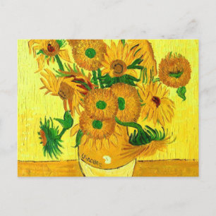 Van Gogh Sunflowers Postkarte