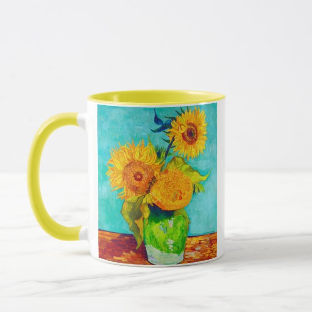 Van Gogh Sunflowers Tasse (Links)