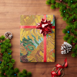 Van Gogh Sunflowers Yellow Flowers Floral Geschenkpapier