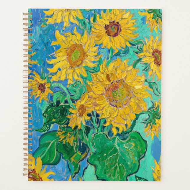 Van Gogh Sunflowers Yellow Flowers  Floral  Planer (Vorderseite)