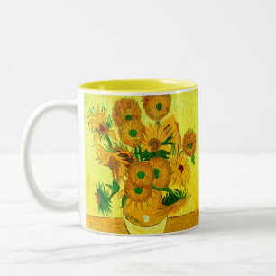 Van Gogh Sunflowers Zweifarbige Tasse