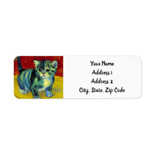 Van Gogh Tabby Cat
