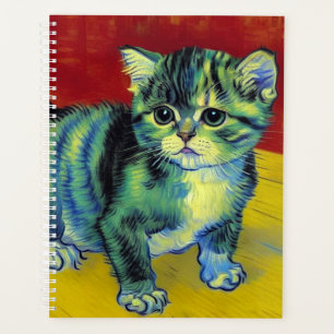 Van Gogh Tabby Cat