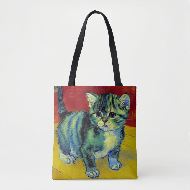 Van Gogh Tabby Cat Tasche (Vorderseite)