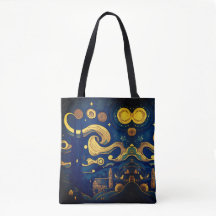 Van Gogh Tasche, reproduzierte "Starry Night Groce