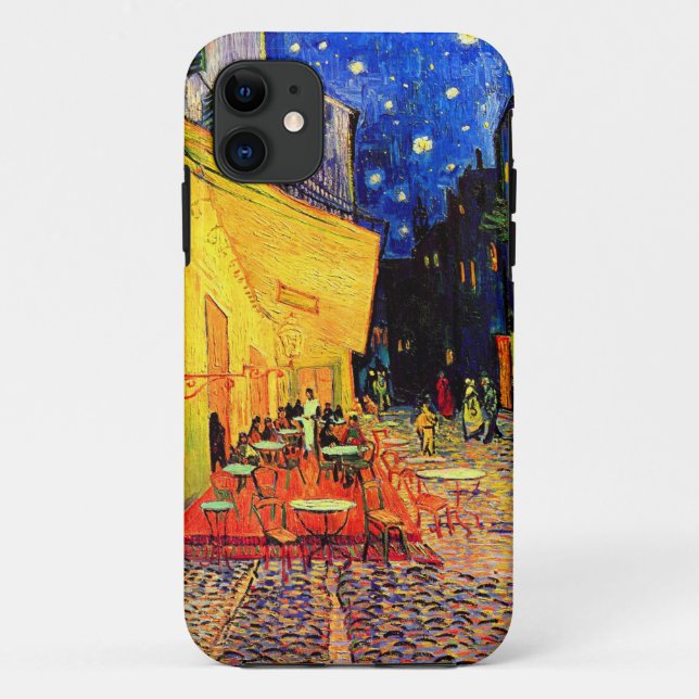 Van Gogh, Terrasse de Cafe, Gemälde Case-Mate iPhone Hülle (Rückseite)