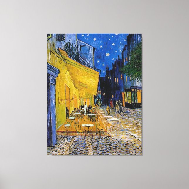 Van Gogh - The Cafe Terrace Leinwanddruck (Vorderseite)