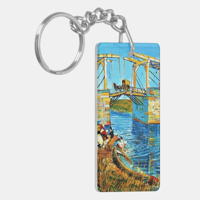 Van Gogh - The Langlois Bridge at Arles Schlüsselanhänger (Vorderseite links)