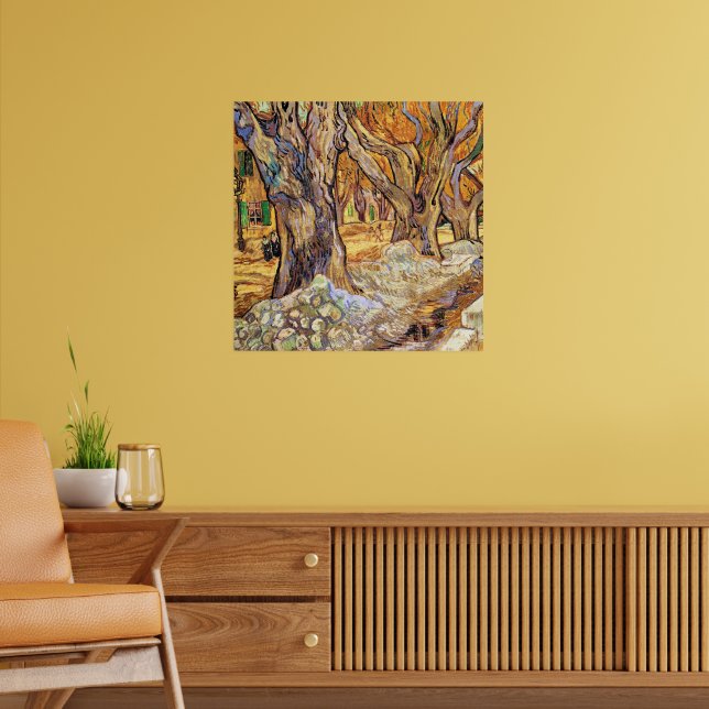 Van Gogh - The Large Plane Trees, Poster (Wohnzimmer 2)