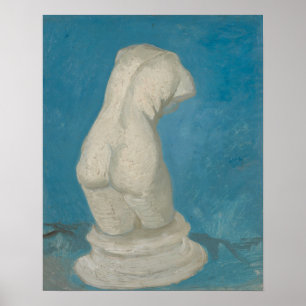 Van Gogh Torso der Venus Blaue Impressionistische Poster