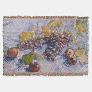 Van Gogh Trauben und Äpfel Stillleben Kunstprint Decke