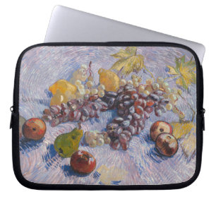 Van Gogh Trauben und Äpfel Stillleben Kunstprint Laptopschutzhülle