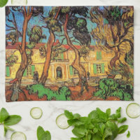 Van Gogh Trees im Garten, Saint Paul Hospital