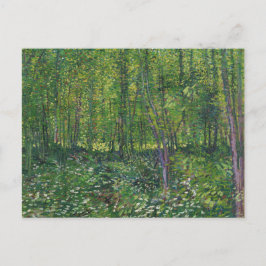 Van Gogh Trees und UnderGrowth Postkarte