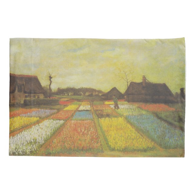 Van Gogh Tulip Fields Double Side Kissen Case Kissenbezug (Rückseite)