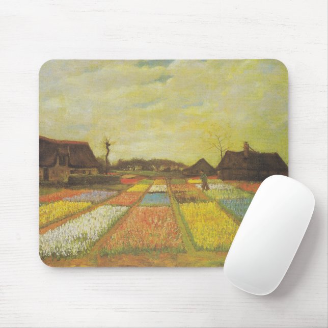 Van Gogh Tulip Fields Mouse Mat Geschenk Mousepad (Mit Mouse)