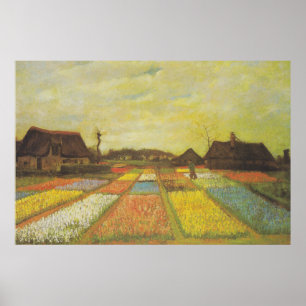 Van Gogh Tulip Fields Picture Print Poster