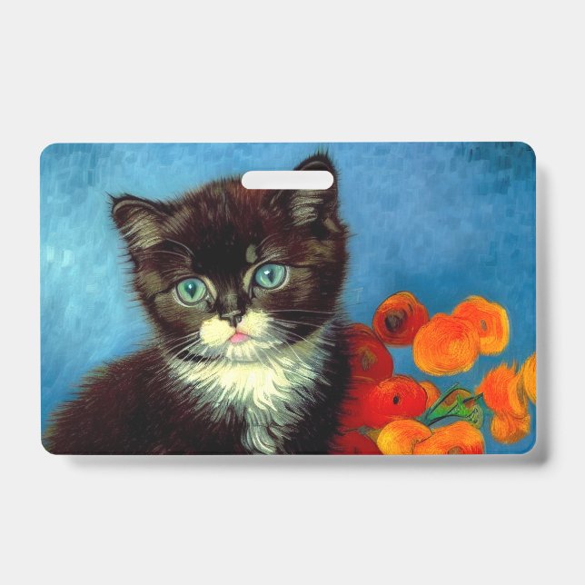 Van Gogh Tuxedo Cat Ausweis (Vorderseite)