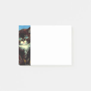 Van Gogh Tuxedo Cat Post-it Klebezettel