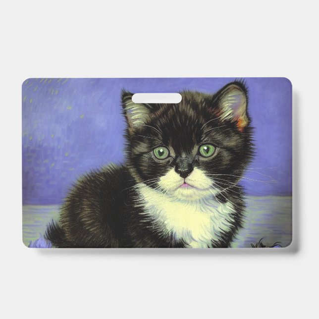 Van Gogh Tuxedo Kitten Ausweis (Vorderseite)