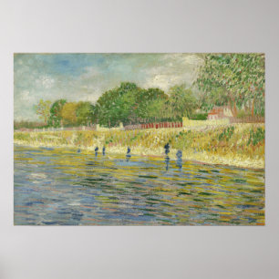 Van Gogh - Ufer der Seine Poster
