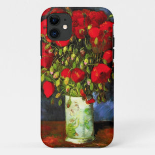 Van Gogh Vase Avec Le coque iphone Red Poppies