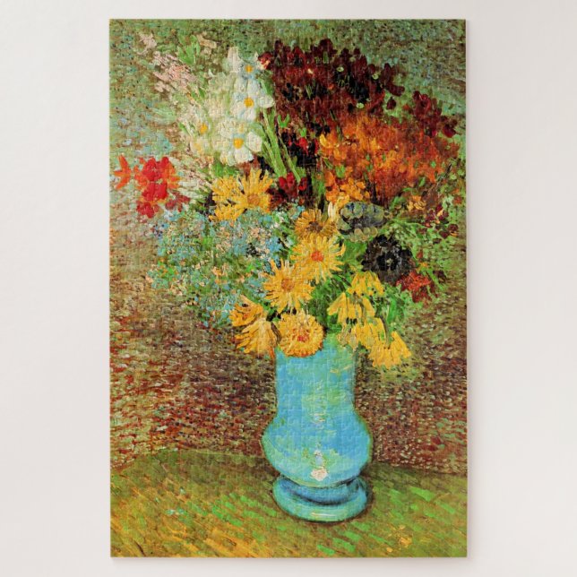Van Gogh - Vase mit Daisies, Anemones, (Vertikal)