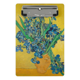 Van Gogh Vase mit Ire Classic Impressionismus Mini Klemmbrett