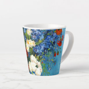 Van Gogh Vase mit Kornblumen und Pflaumen Milchtasse