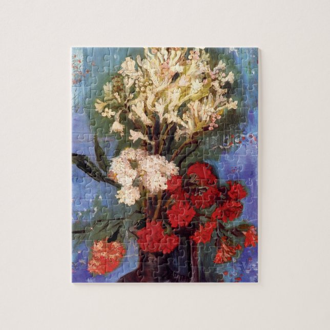 Van Gogh - Vase mit Nelken und anderen Blume (Vertikal)