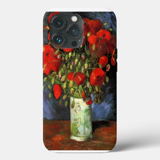 Van Gogh - Vase mit roten Pflücken Case-Mate iPhone Hülle (Rückseite)