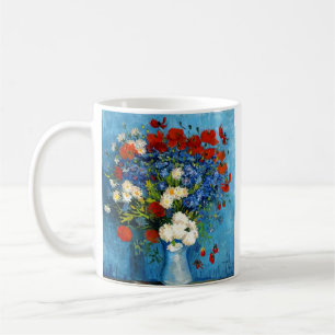 Van Gogh Vase with Cornflowers and Poppies Kaffeetasse