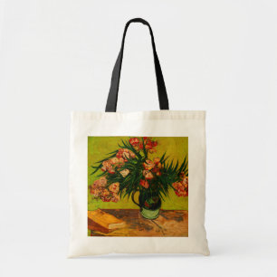 Van Gogh Vasen Mit Oleander Und Büchern Blumige Ku Tragetasche