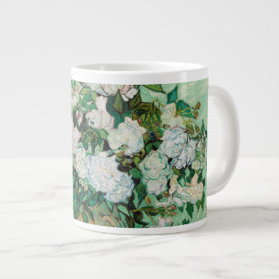 Van Gogh Vasen mit rosa Rosen Blumen Gemälde Jumbo-Tasse