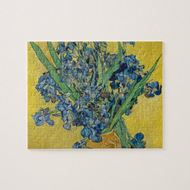 Van Gogh Vasen mit Schwertlilien Klassischer Impre (Horizontal)