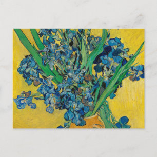Van Gogh Vasen mit Schwertlilien Klassischer Impre Postkarte