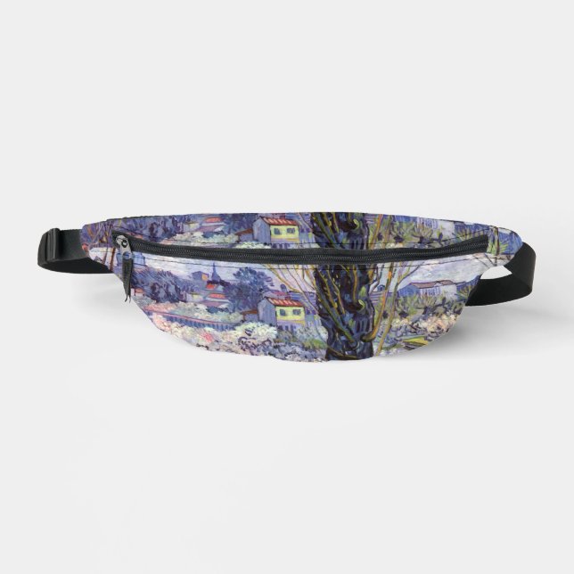 Van Gogh View Arles Blühender Garten Bauchtasche (Vorderseite)