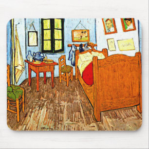 Van Gogh - Vincent's Bedroom, Fine Art Malerei Mousepad