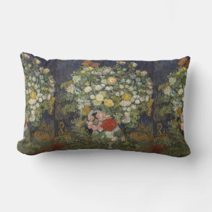 Van Gogh Vintage Bouquet von Blume in einer Vase Lendenkissen
