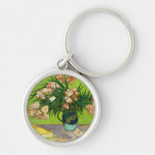 Van Gogh Vintage-Gemälde Blüten Blumen Reben Schlüsselanhänger