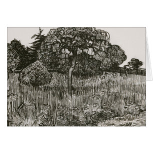 Van Gogh Weeping Tree auf dem Rasen